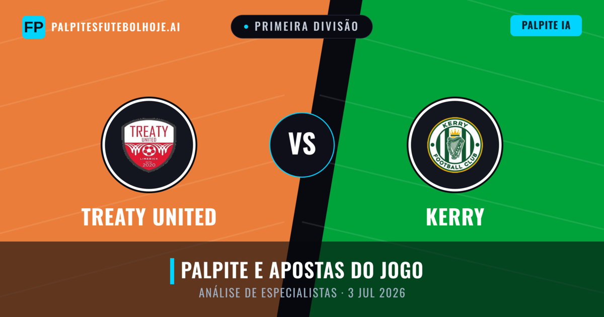 Treaty United vs Kerry — prognóstico e prévia do jogo