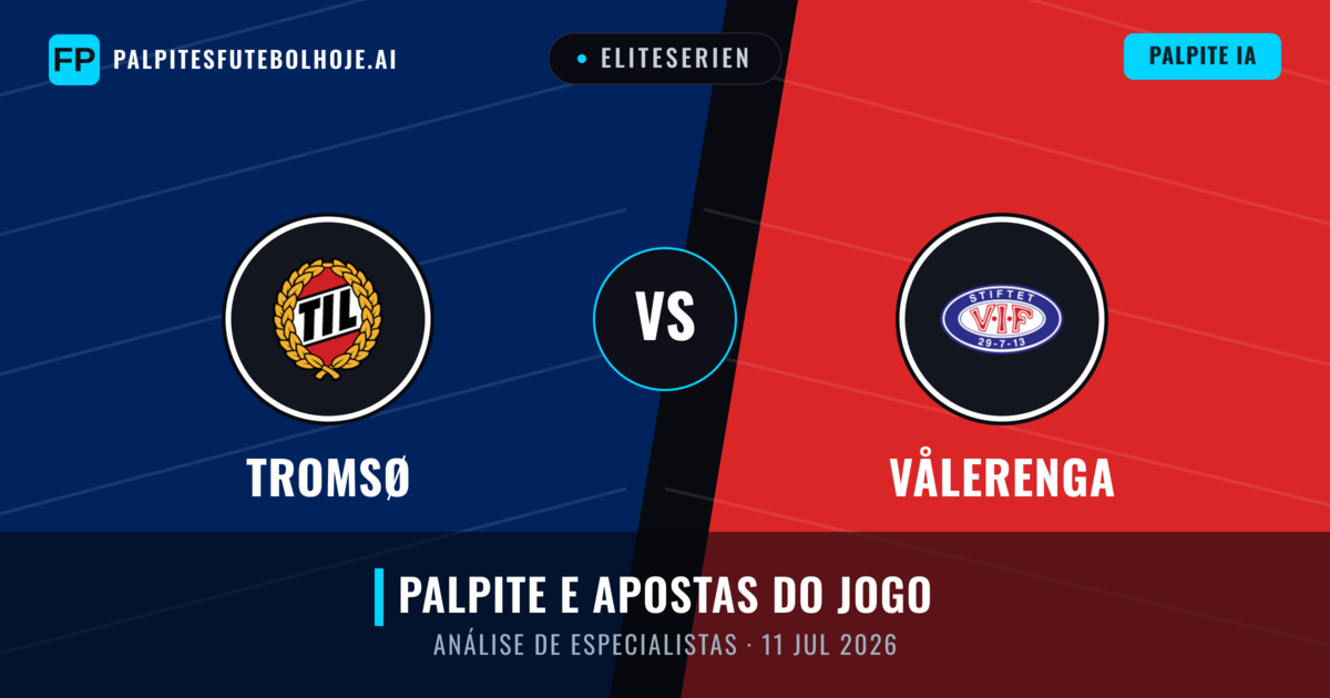 Tromsø vs Vålerenga — prognóstico e prévia do jogo