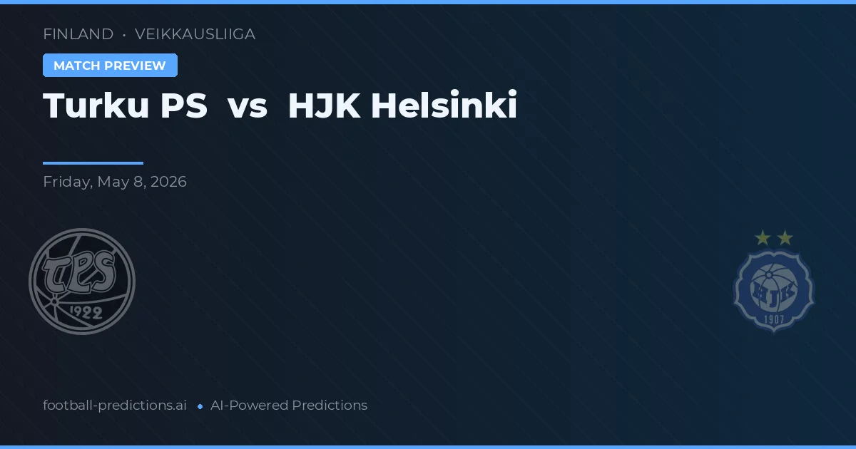Turku PS vs HJK Helsinki — prognóstico e prévia do jogo
