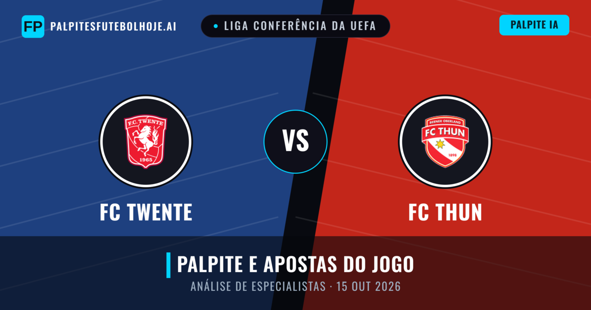 FC Twente vs FC Thun — prognóstico e prévia do jogo