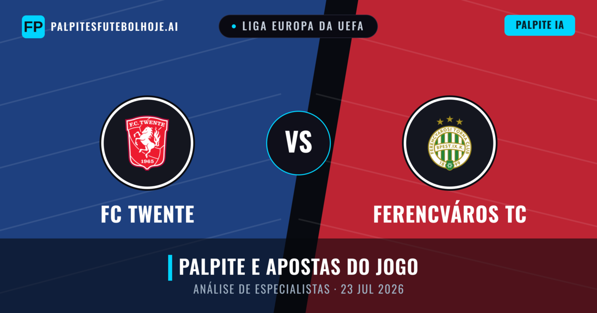 FC Twente vs Ferencváros TC — prognóstico e prévia do jogo