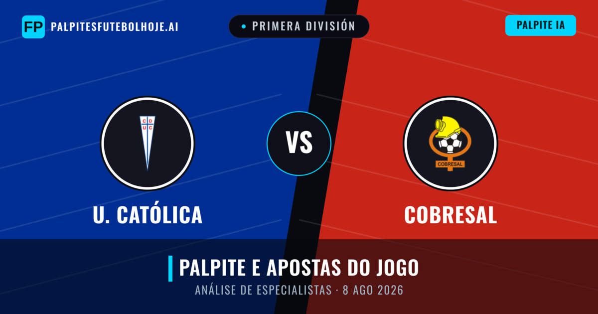 U. Católica vs Cobresal — prognóstico e prévia do jogo