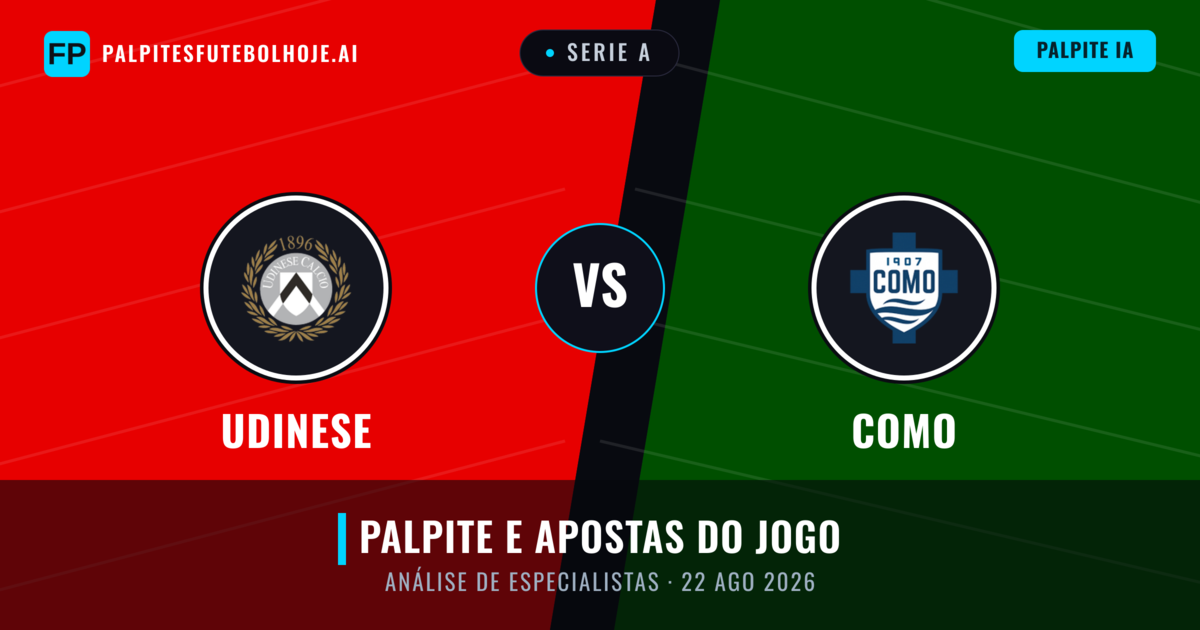 Udinese vs Como — prognóstico e prévia do jogo