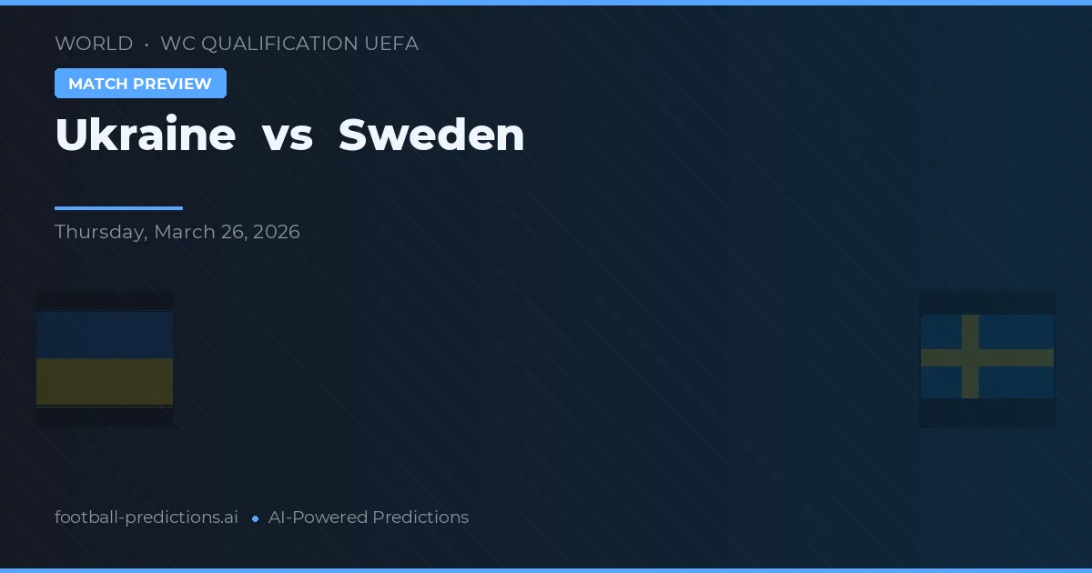 Ucrânia vs Suécia — prognóstico e prévia do jogo