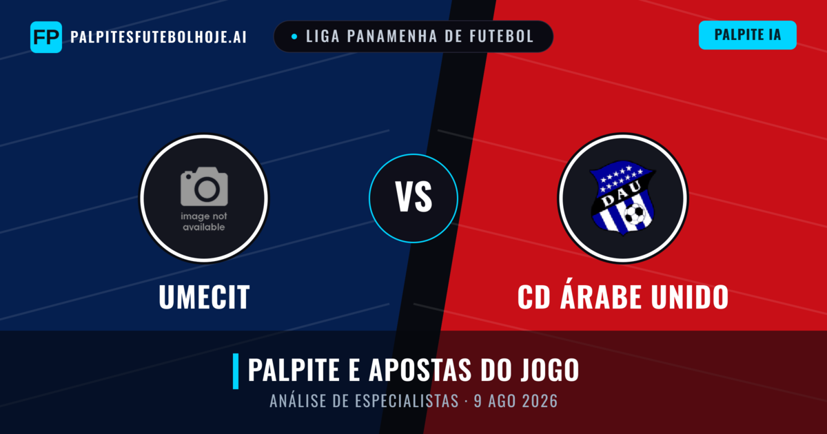 UMECIT vs CD Árabe Unido — prognóstico e prévia do jogo