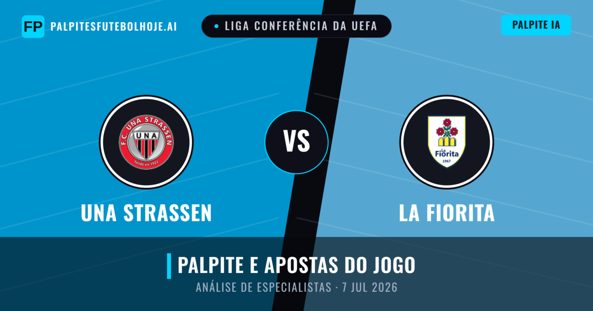 UNA Strassen vs La Fiorita — prognóstico e prévia do jogo