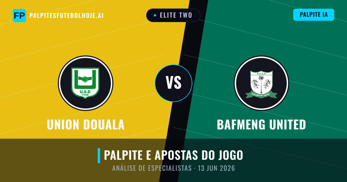 Union Douala vs Bafmeng United — prognóstico e prévia do jogo