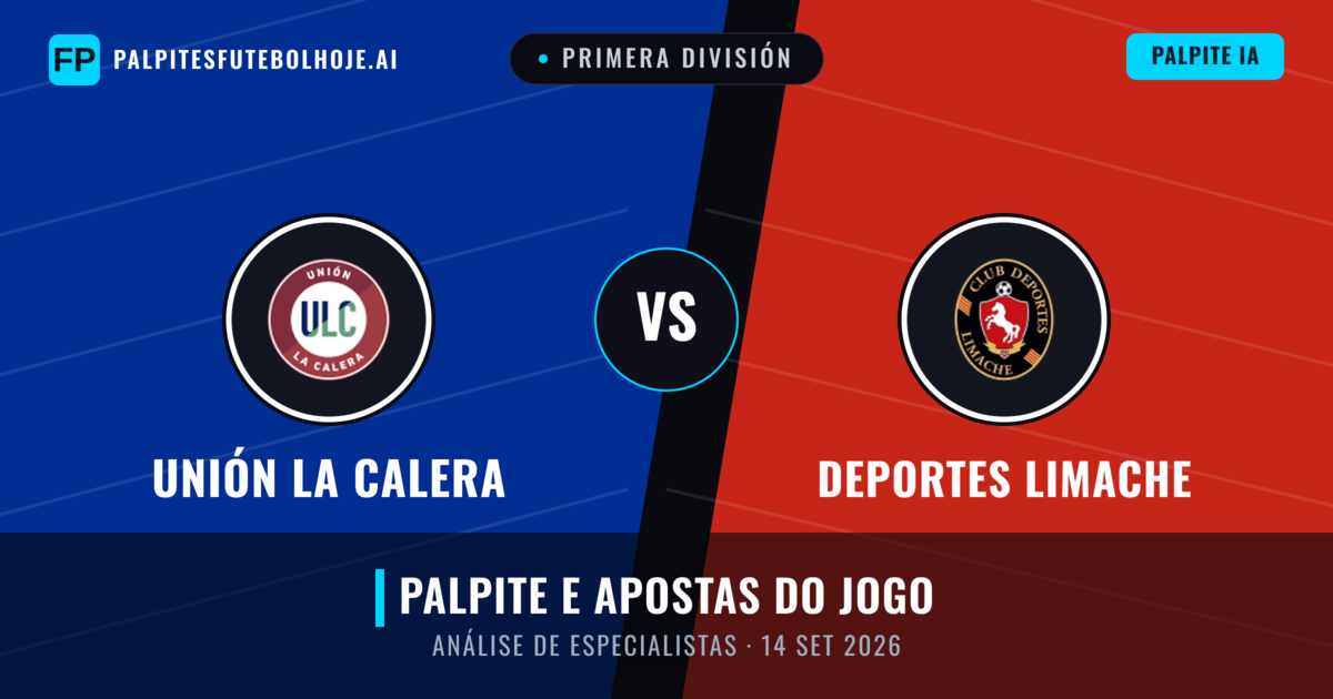 Unión La Calera vs Deportes Limache — prognóstico e prévia do jogo