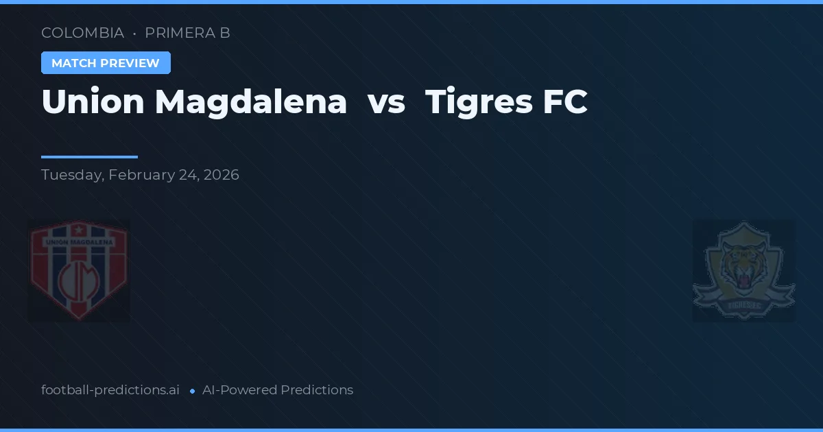 Unión Magdalena vs Tigres FC — prognóstico e prévia do jogo