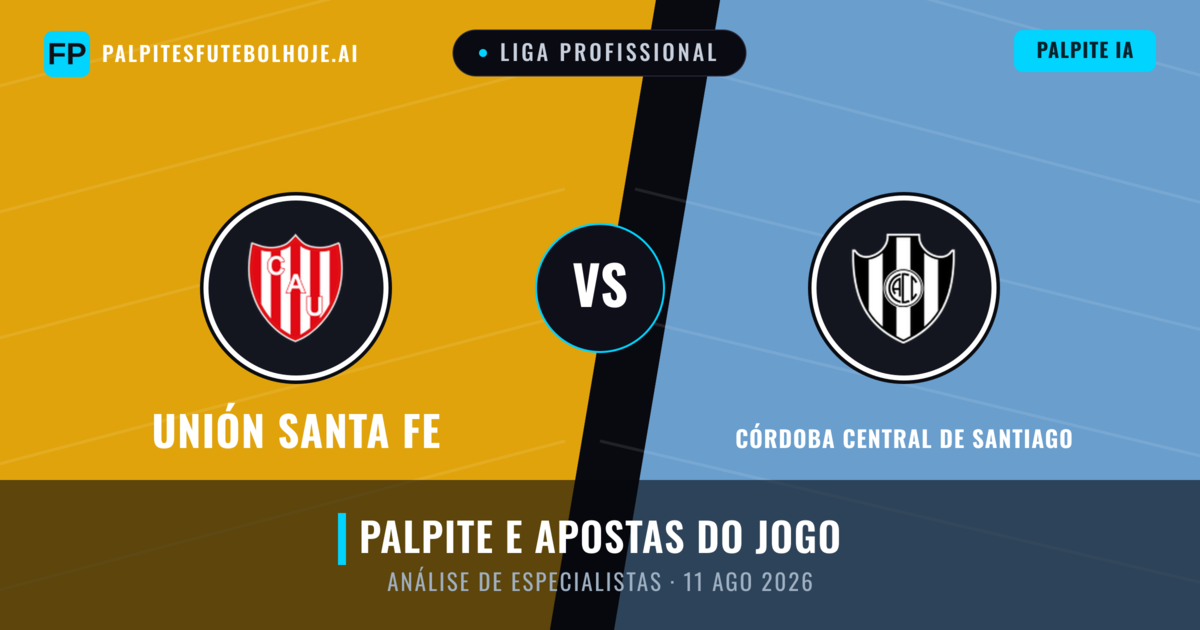 Unión Santa Fe vs Córdoba Central de Santiago — prognóstico e prévia do jogo