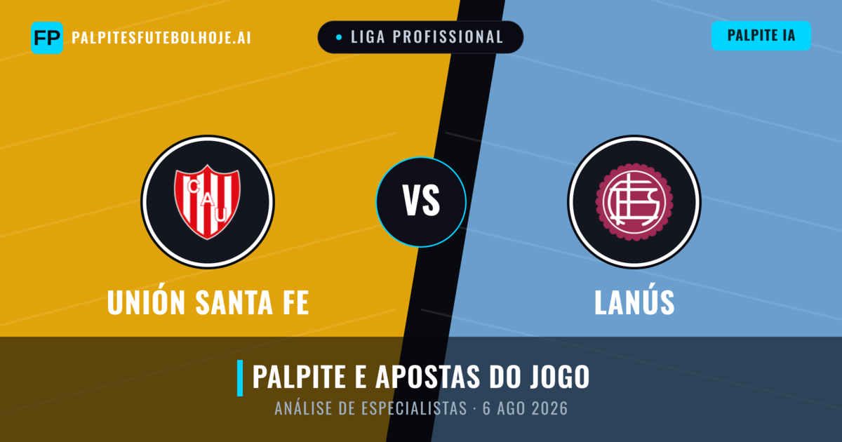 Unión Santa Fe vs Lanús — prognóstico e prévia do jogo
