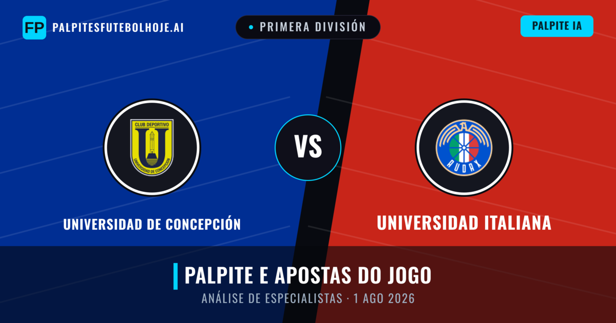 Universidad de Concepción vs Universidad Italiana — prognóstico e prévia do jogo