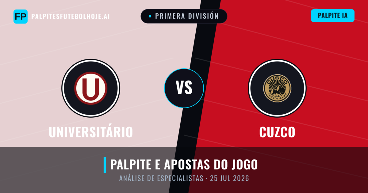 Universitário vs Cuzco — prognóstico e prévia do jogo
