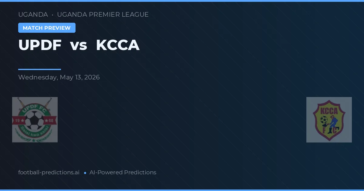 UPDF vs KCCA — prognóstico e prévia do jogo