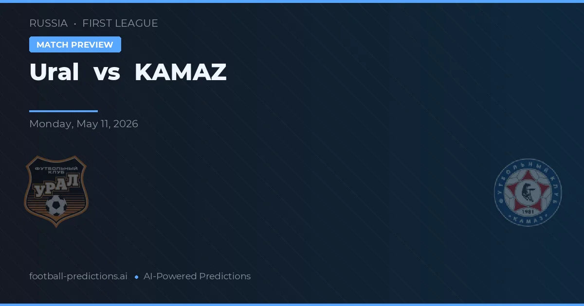 Ural Yekaterinburg vs KAMAZ — prognóstico e prévia do jogo