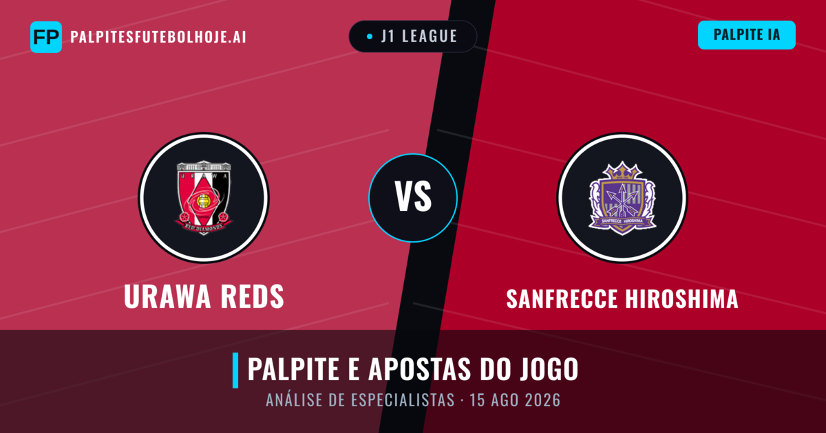 Urawa Reds vs Sanfrecce Hiroshima — prognóstico e prévia do jogo