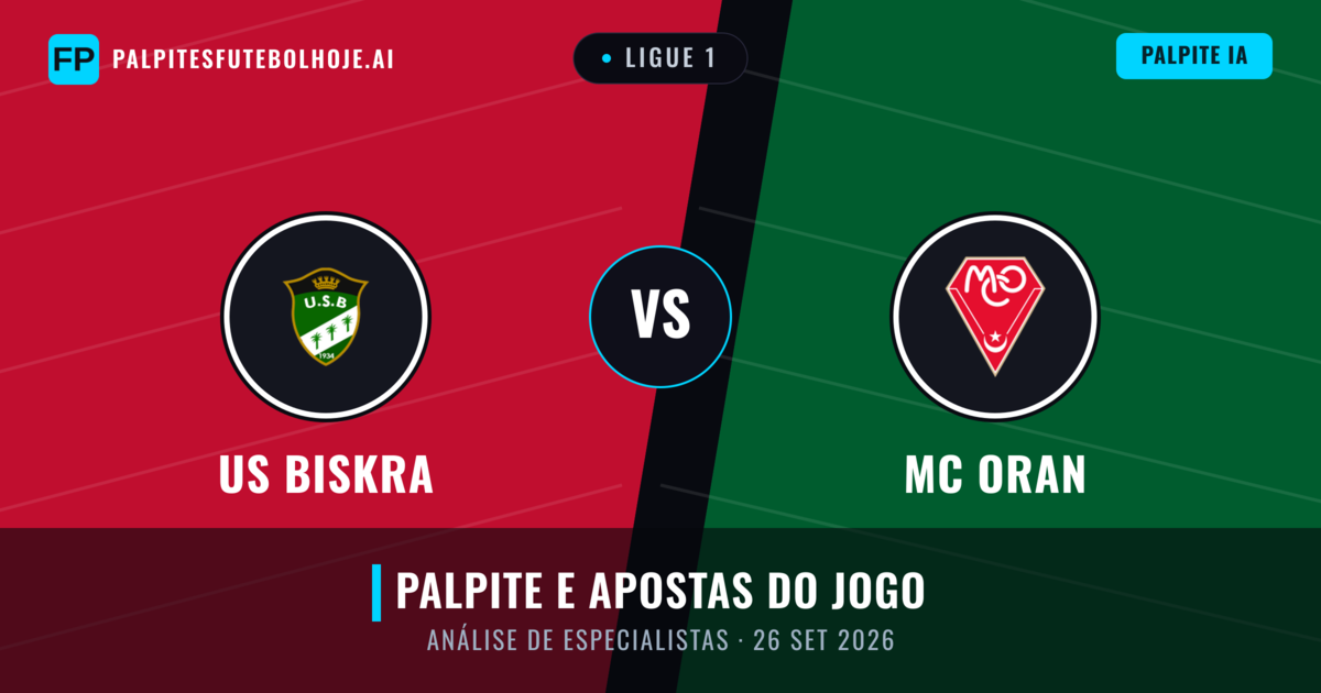 US Biskra vs MC Oran — prognóstico e prévia do jogo
