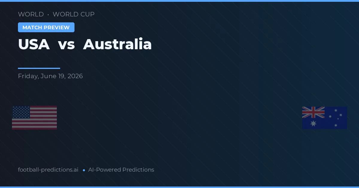 EUA vs Austrália — prognóstico e prévia do jogo