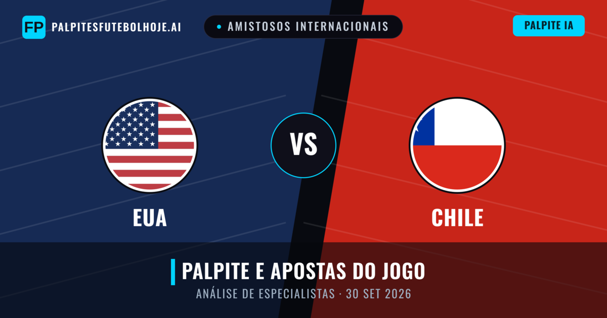EUA vs Chile — prognóstico e prévia do jogo