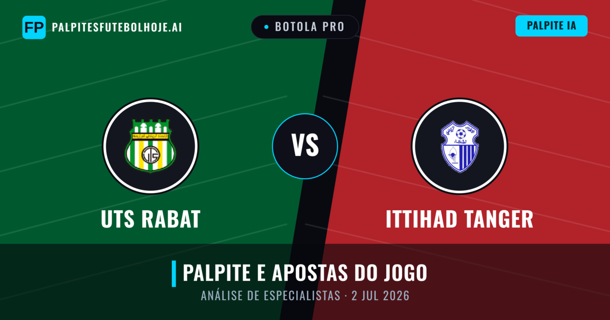 UTS Rabat vs Ittihad Tanger — prognóstico e prévia do jogo