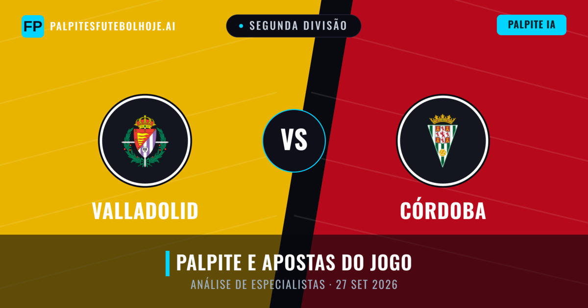 Valladolid vs Córdoba — prognóstico e prévia do jogo