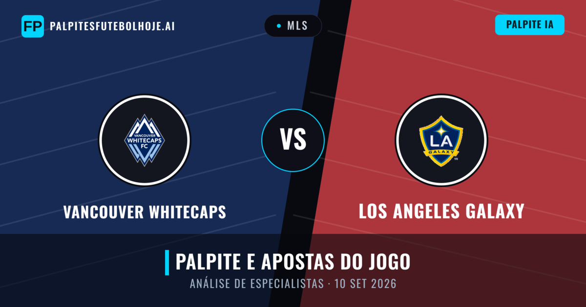 Vancouver Whitecaps vs Los Angeles Galaxy — prognóstico e prévia do jogo