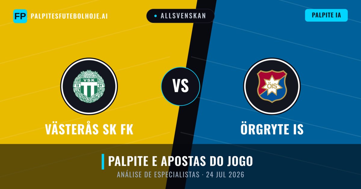 Västerås SK FK vs Örgryte IS — prognóstico e prévia do jogo