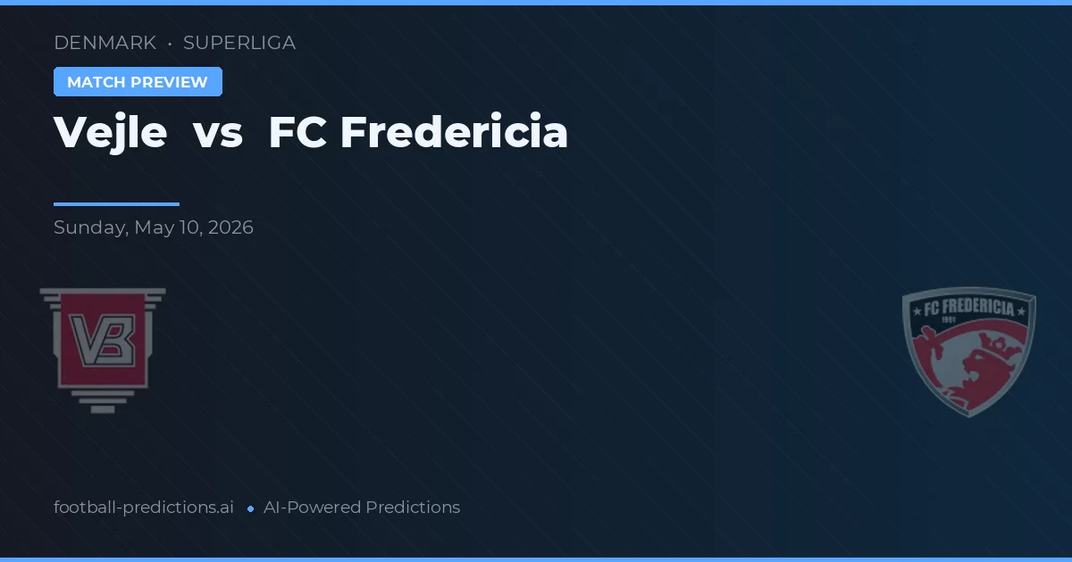 Vejle vs FC Fredericia — prognóstico e prévia do jogo