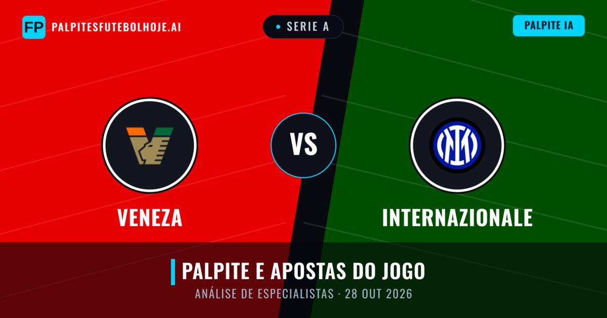 Veneza vs Internazionale — prognóstico e prévia do jogo