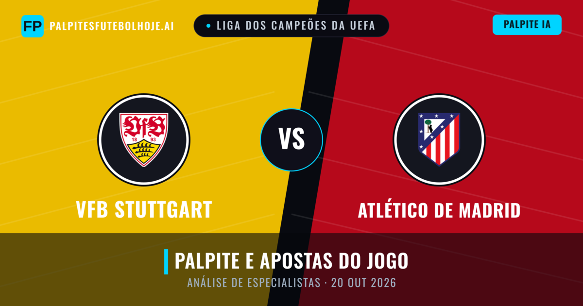 VfB Stuttgart vs Atlético de Madrid — prognóstico e prévia do jogo