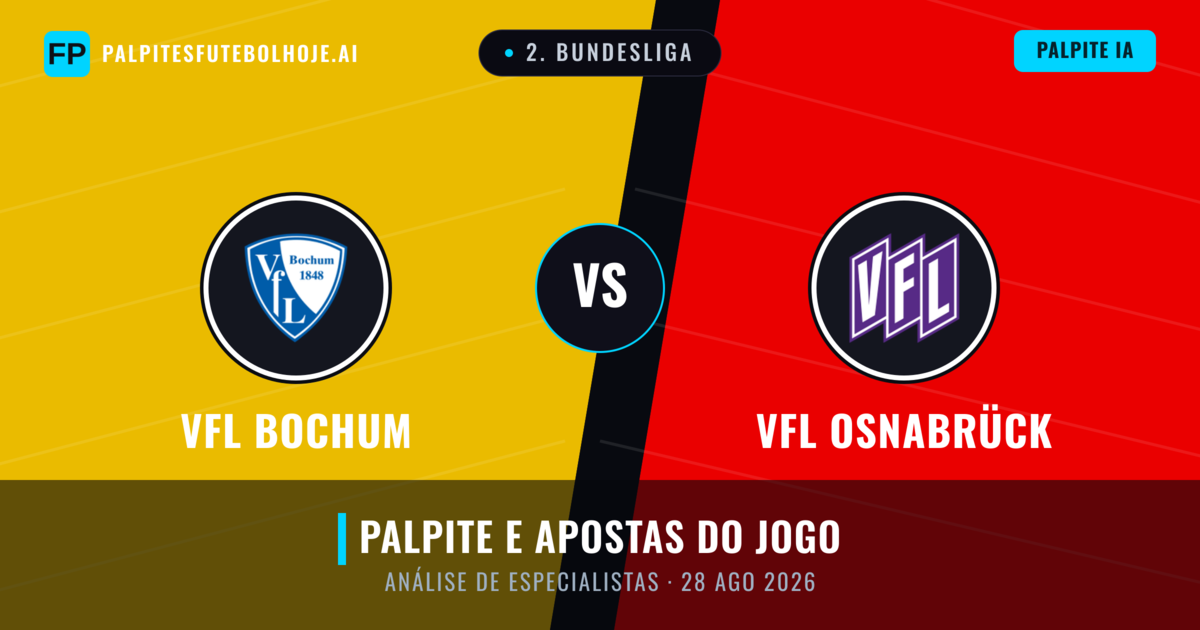 VfL Bochum vs VfL Osnabrück — prognóstico e prévia do jogo