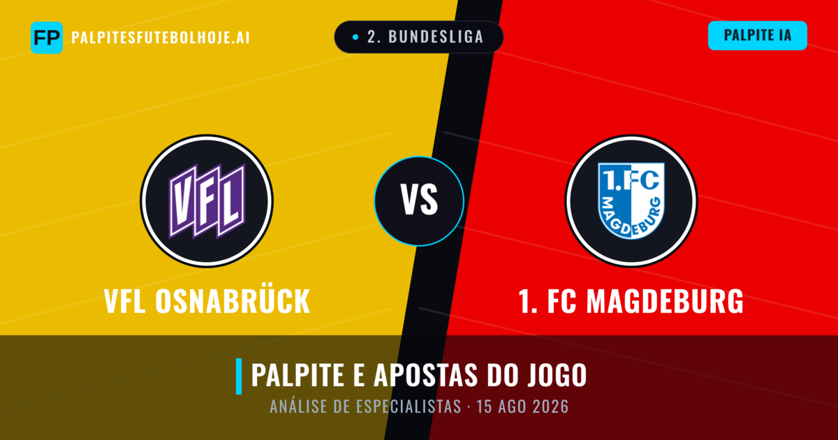 VfL Osnabrück vs 1. FC Magdeburg — prognóstico e prévia do jogo