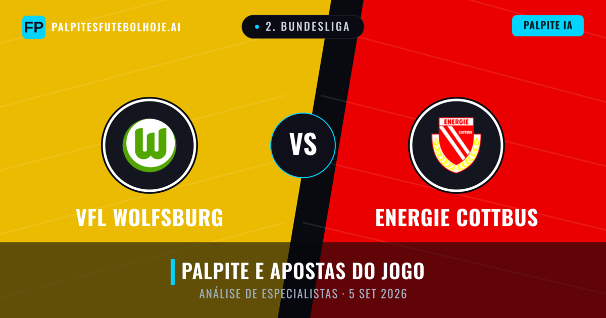 VfL Wolfsburg vs Energie Cottbus — prognóstico e prévia do jogo
