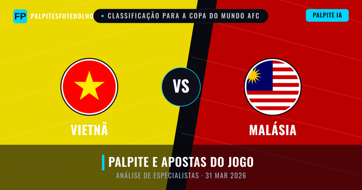 Vietnã vs Malásia — prognóstico e prévia do jogo