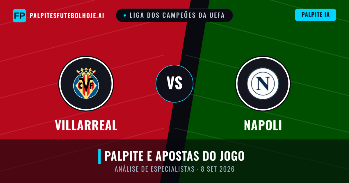 Villarreal vs Napoli — prognóstico e prévia do jogo