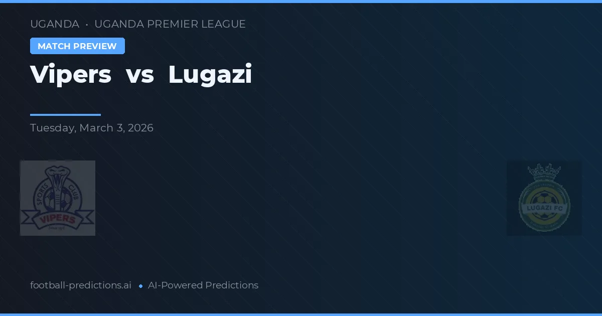 Vipers vs Lugazi — prognóstico e prévia do jogo