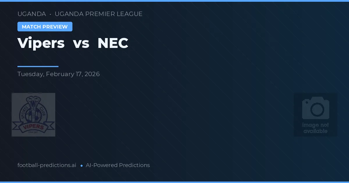 Vipers vs NEC — prognóstico e prévia do jogo