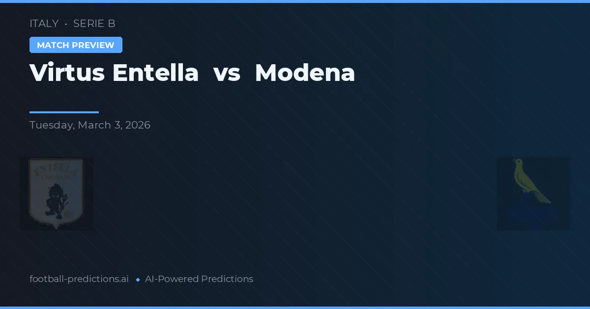 Virtus Entella vs Modena — prognóstico e prévia do jogo