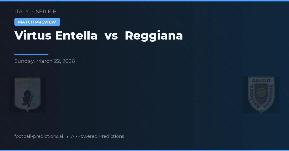 Virtus Entella vs Reggiana — prognóstico e prévia do jogo