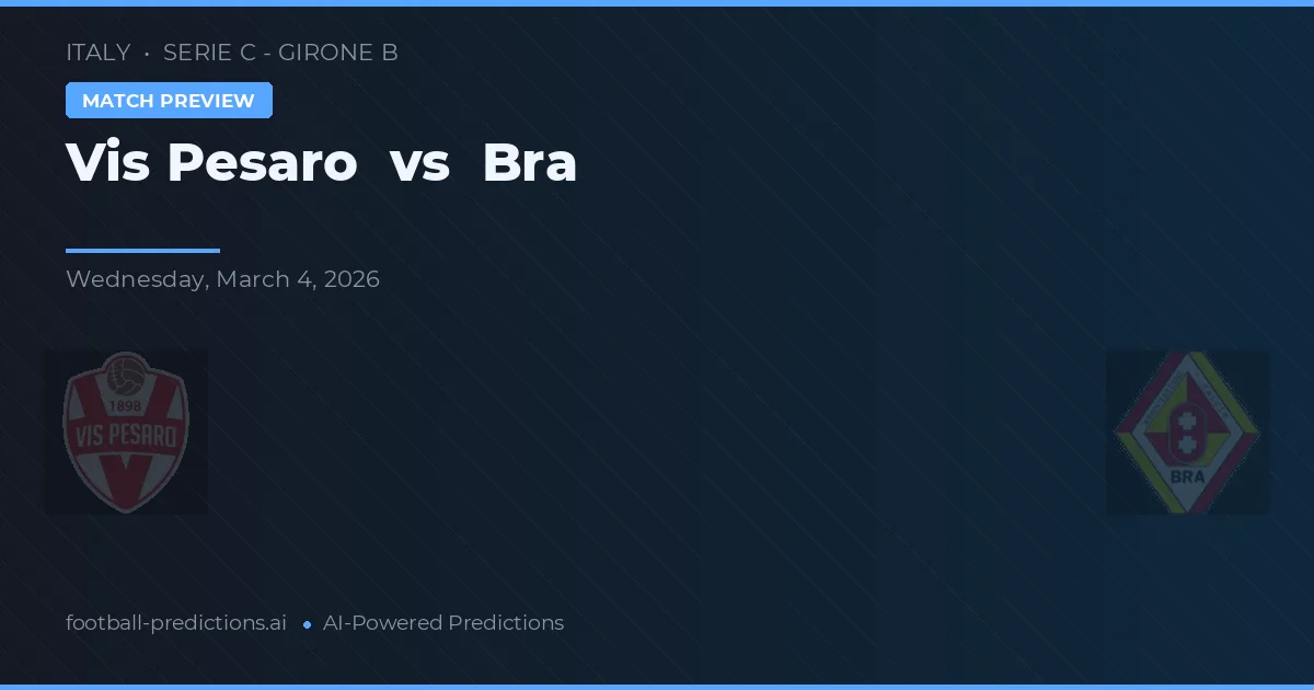 Vis Pesaro vs Brescia — prognóstico e prévia do jogo