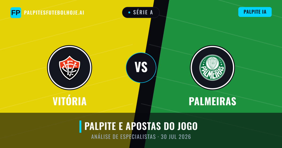 Vitória vs Palmeiras — prognóstico e prévia do jogo