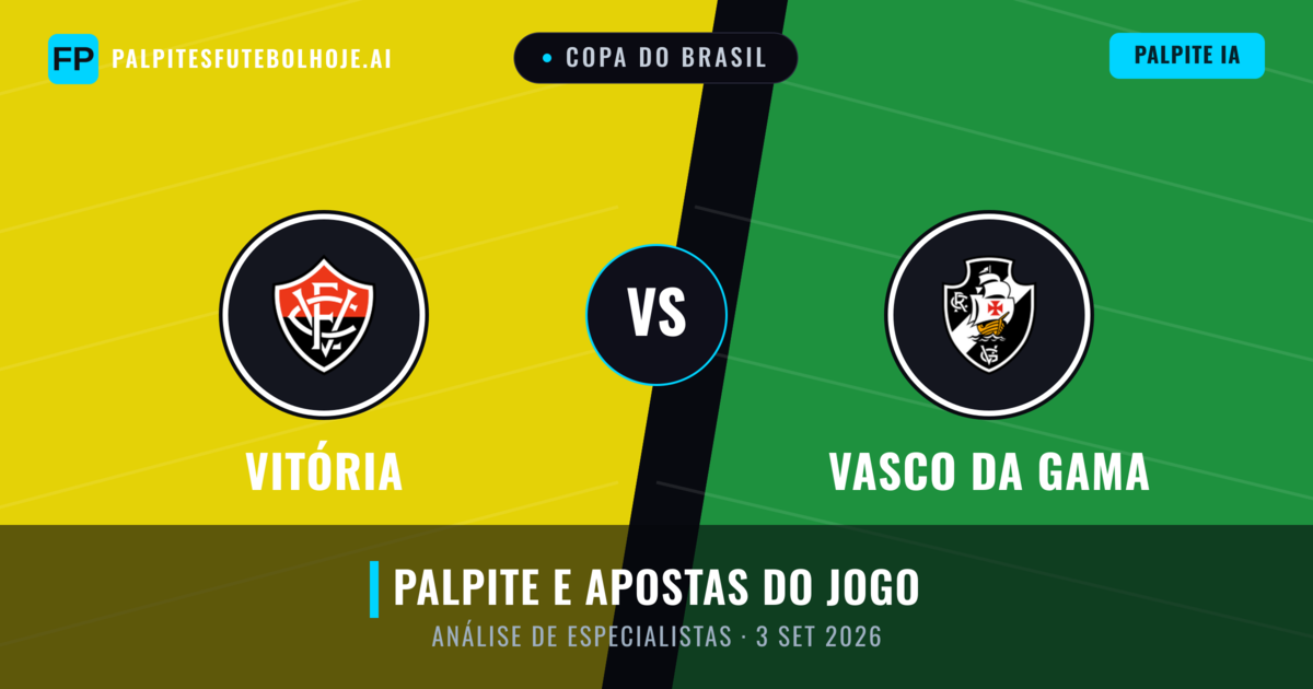 Vitória vs Vasco da Gama — prognóstico e prévia do jogo