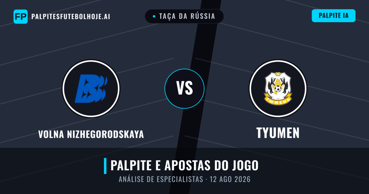 Volna Nizhegorodskaya vs Tyumen — prognóstico e prévia do jogo