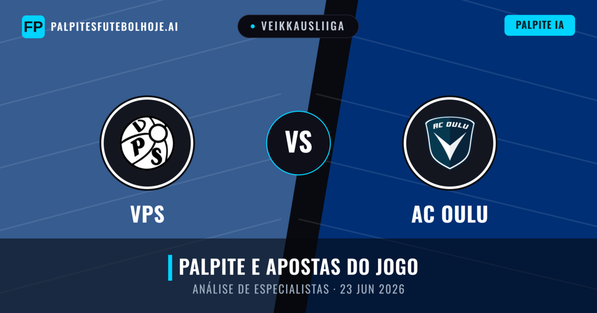 VPS vs AC Oulu — prognóstico e prévia do jogo