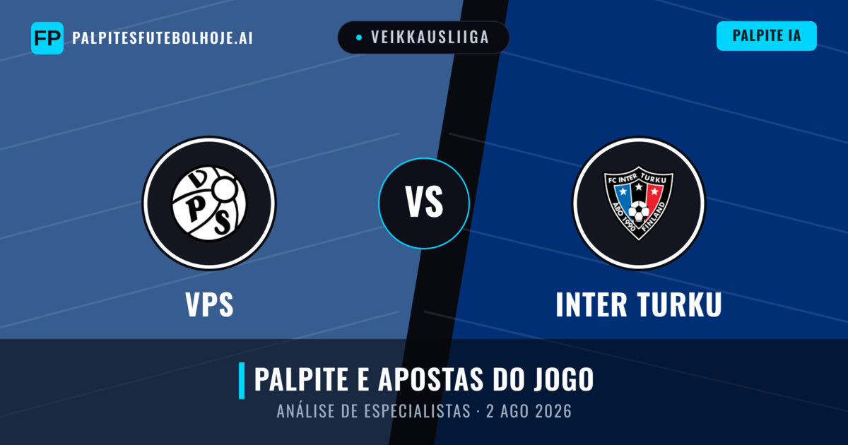 VPS vs Inter Turku — prognóstico e prévia do jogo