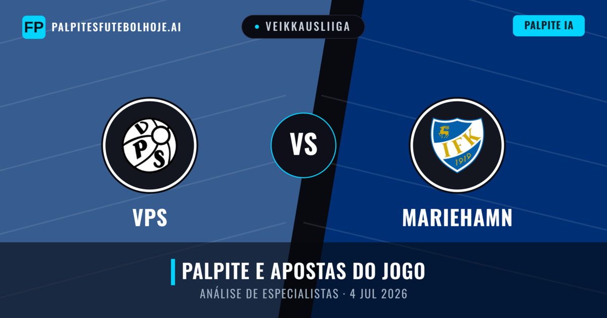 VPS vs Mariehamn — prognóstico e prévia do jogo