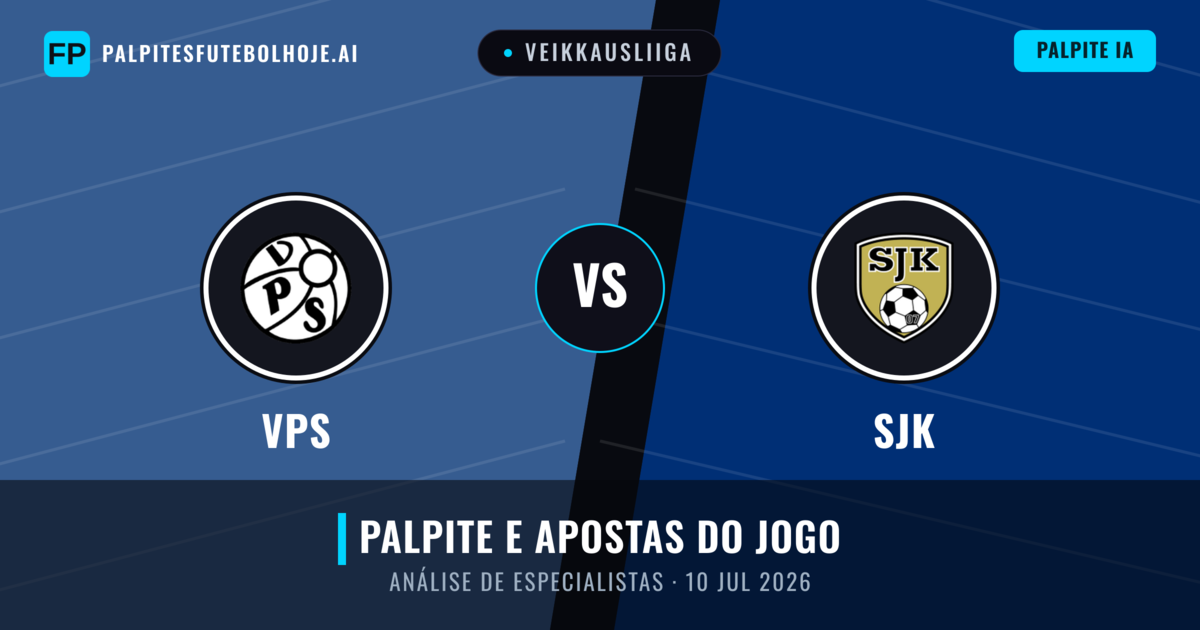 VPS vs SJK — prognóstico e prévia do jogo