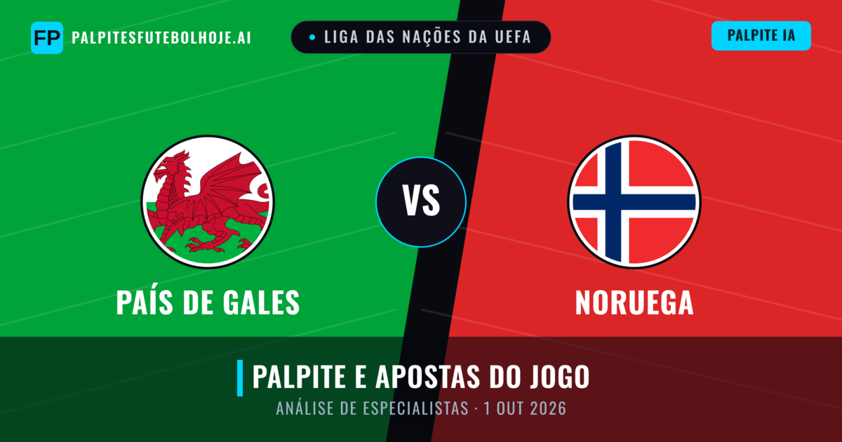País de Gales vs Noruega — prognóstico e prévia do jogo