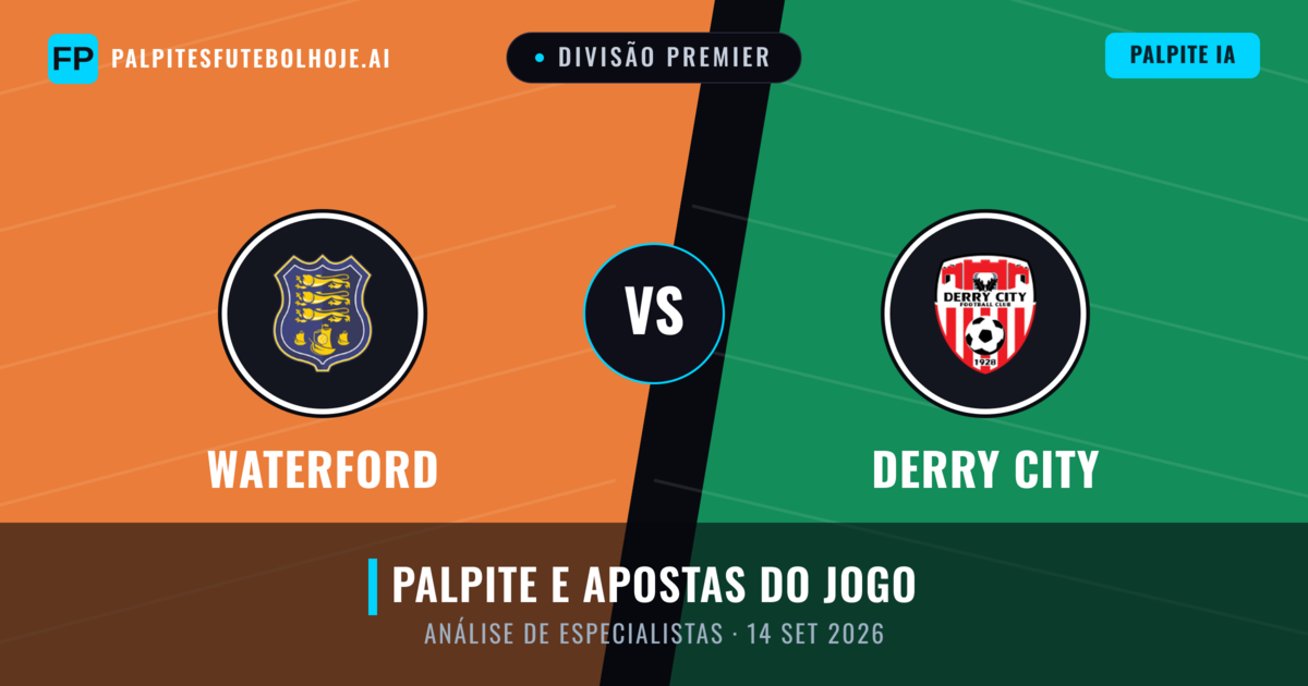 Waterford vs Derry City — prognóstico e prévia do jogo
