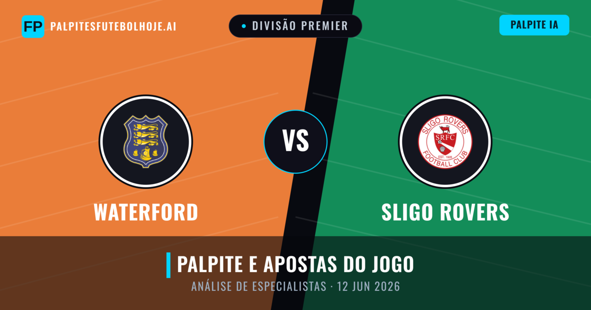 Waterford vs Sligo Rovers — prognóstico e prévia do jogo